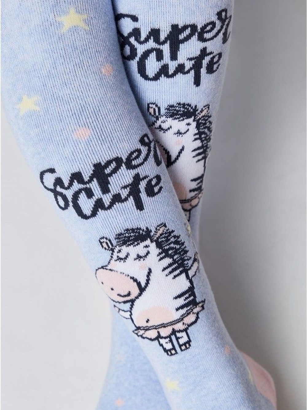 Колготки SOF-TIKI (махровые внутри) с рисунками, модель 521