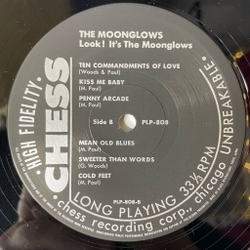 Винтажная виниловая пластинка LP Look It's The Moonglows (Japan 1983) (Obi) Chess Records