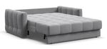 Диван Босс Слип 140 Велюр Монолит сталь