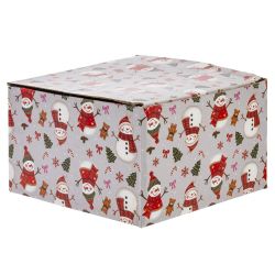 GAEM Сахарница "Новогодний подарок", 900 мл, L15,5 W15,5 H12 см