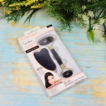 Массажер для лица и шеи декольте и скребок «Gua sha», цвет пурпурная гладь