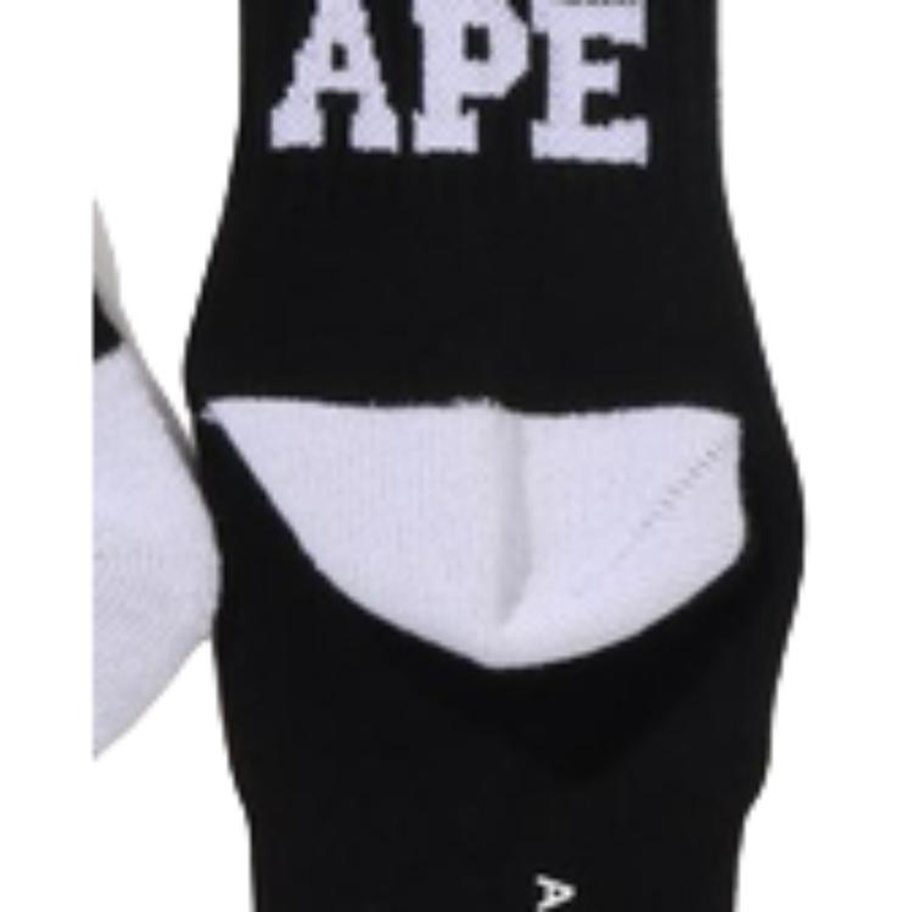 A Bathing Ape Bathing Ape Fw25 Crew Носки черный