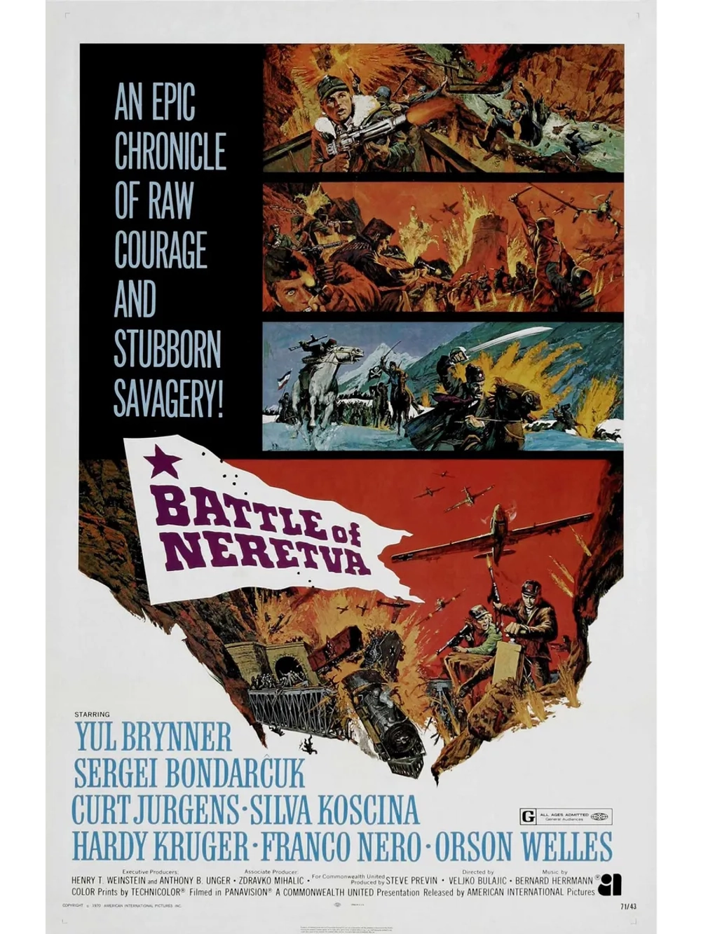 Битва на Неретве (1969) (DVD-R), Русский язык.