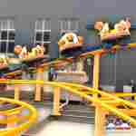 Большая катальная горка «Полет Дино», 6 кабин 12 мест, 22×18×3,5 м