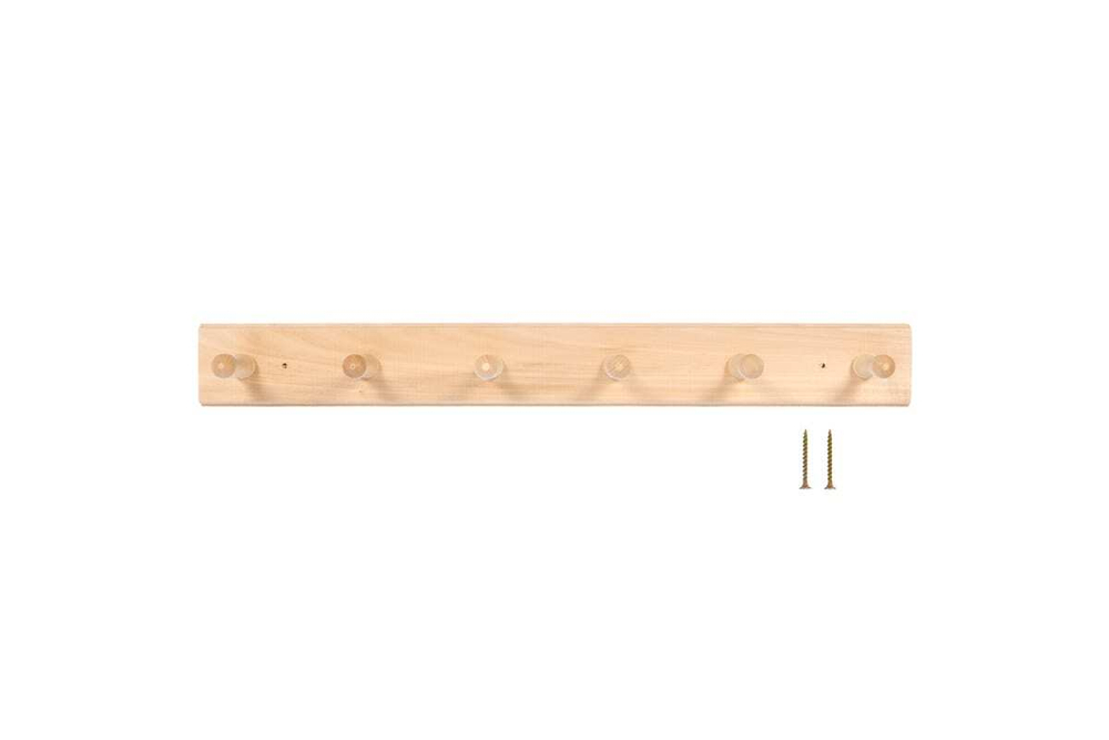 ВЕШАЛКА БАННЫЕ ШТУЧКИ 6-ТИ РОЖКОВАЯ 600Х70Х85ММ 32138