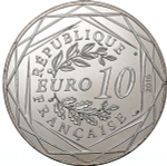 France 10 Euro 2016 – Le Petit Prince Visits Versailles. Silver Coin from the "Le Beau Voyage du Petit Prince" Series