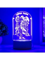Светильник 3D ночник RISALUX «Грация», LED белый 10×9.5×16 с