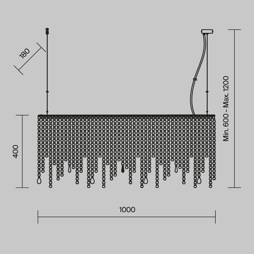 Подвесная люстра Maytoni EMPRESS DIA002PL-05CH