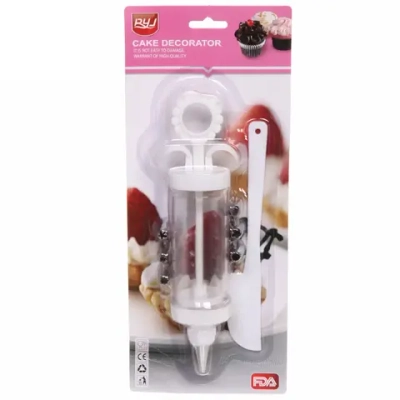 Набор кулинарный 3в1 (кондитерский шприц+насадки 6шт+лопатка)