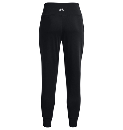 Женские теннисные брюки Under Armour Women's Meridian Joggers - black/metalic silver