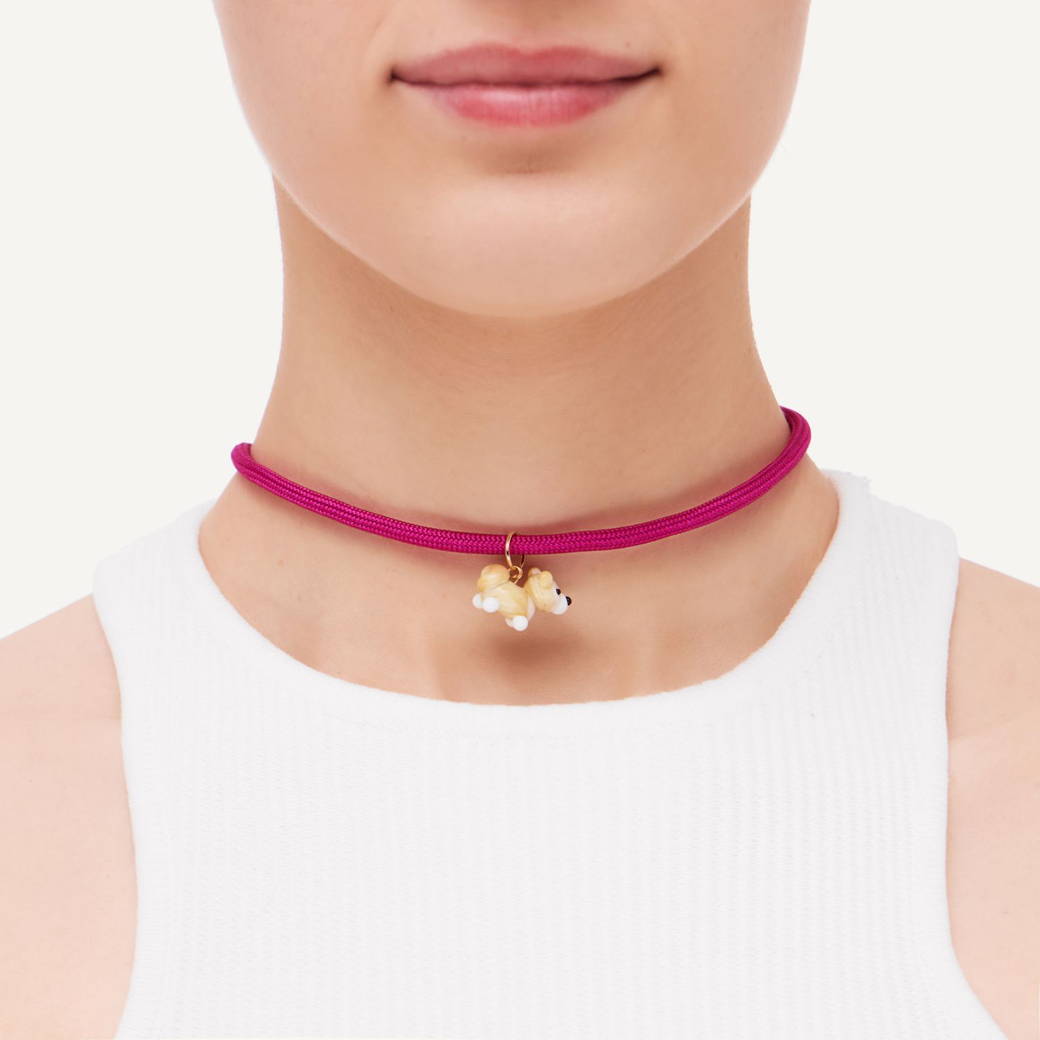 Колье Knitted Cutie Necklace - Shiba Inu