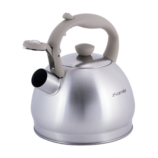Чайник 2 л. из нержавеющей стали со свистком Kamille KM-0693