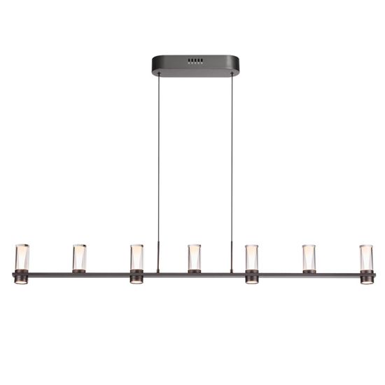 7143/45L HIGHTECH ODL26 513 светильник темный никель/акрилл/металл IP20 LED 40W 2470Лм 3000K 180° 220V DEFANCE