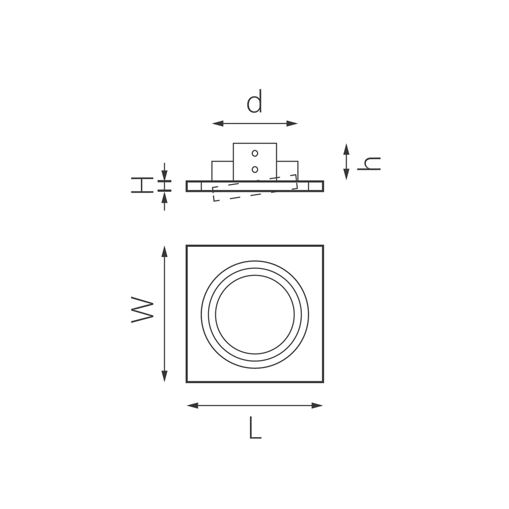 i81707 Светильник INTERO 111 QUADRO (217817+217907)