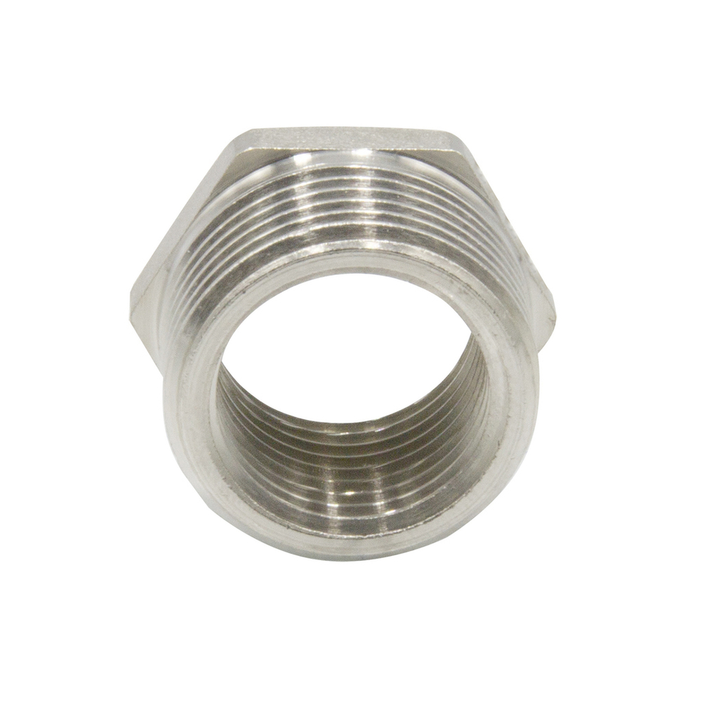 Футорка 3/4'' - 1/2'' нар/вн никель