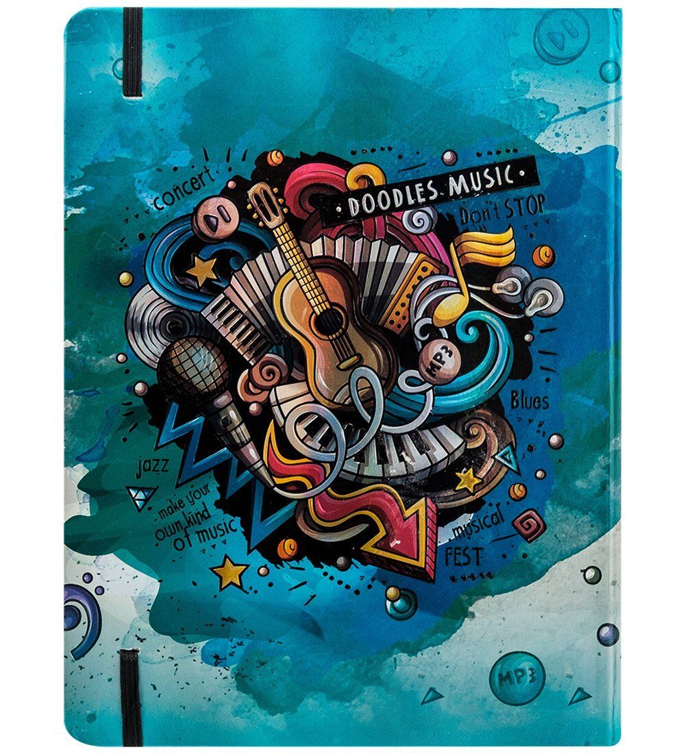 BM-01/1 Блокнот бол. «Звуки музыки» (3D твердая обложка)