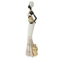 GAEM Фигурка декоративная "Африканка", L10 W8 H30,5 см