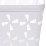 Корзина для хранения «БРУТТИ», цвет дымчатый белый, 31*21*21см (лейбл)