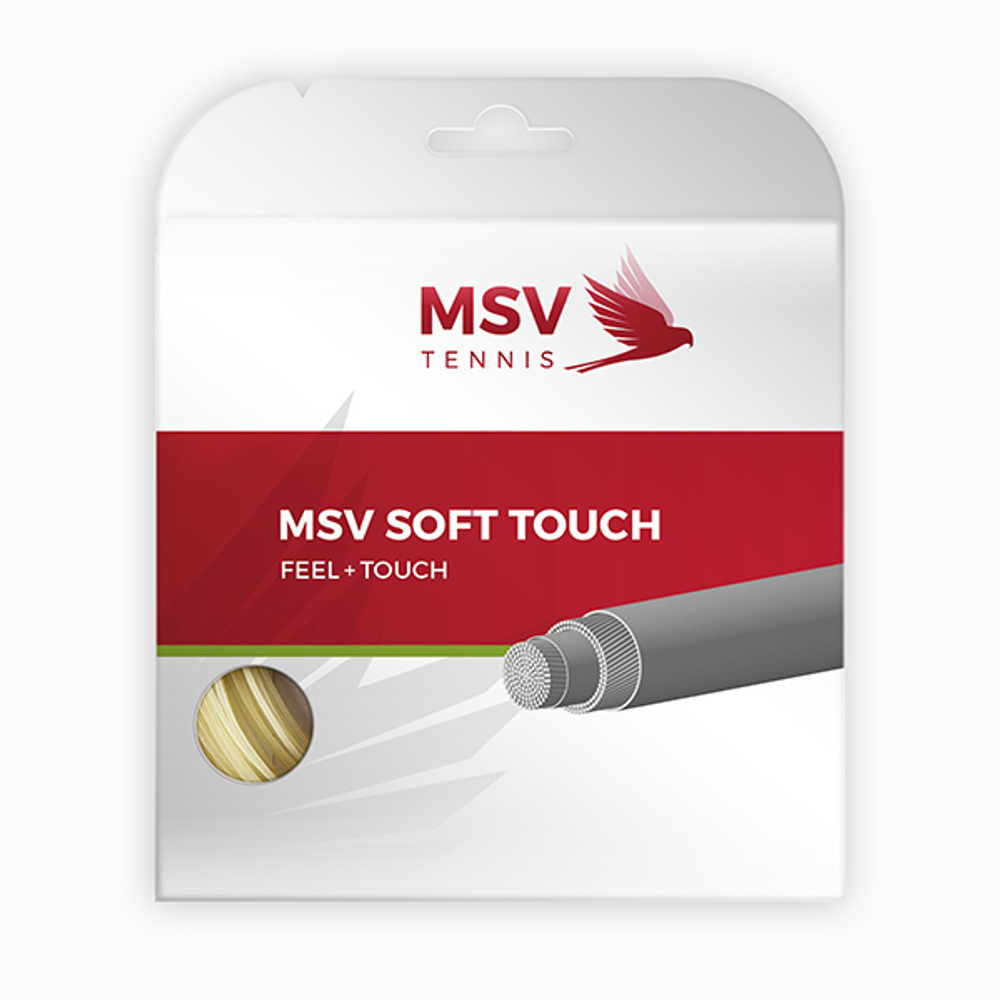 Теннисная струна MSV Soft Touch Tennis String 12m 1,25mm natural