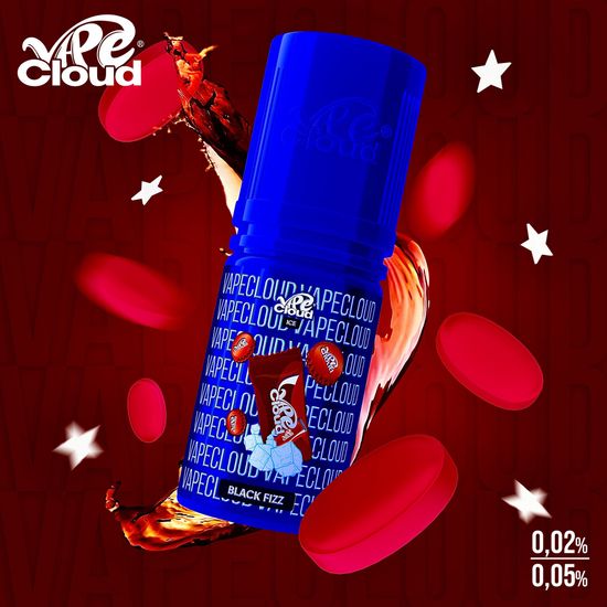 Vape Cloud Ice 0.05% - Black Fizz (Чёрная шипучка со льдом) 30 мл.