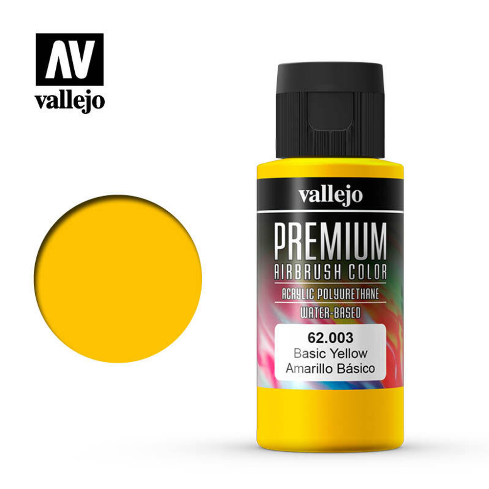 Premium color 60ml - Basic Yellow