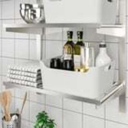 IKEA UPPDATERA (ИКЕА) Контейнер, белый, 34х24 см