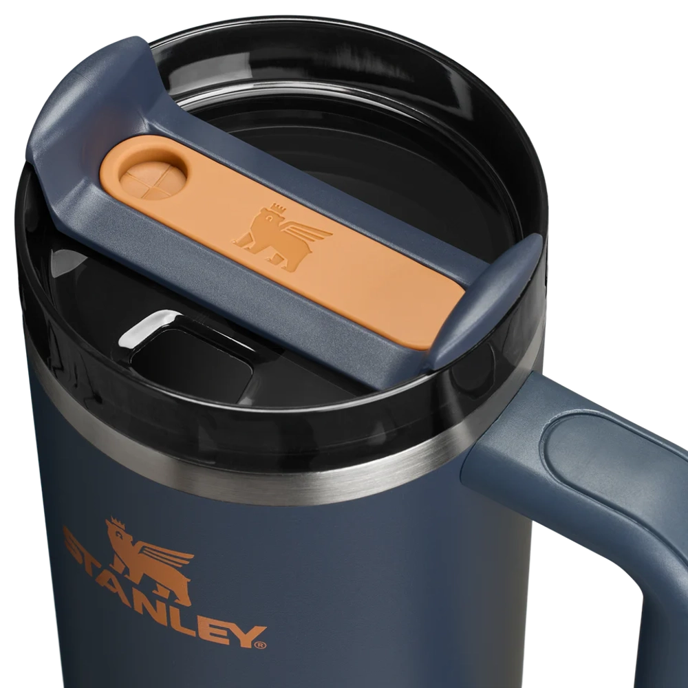 Термокружка Stanley Quencher H2.0 с трубочкой 0,887L тёмно-серая