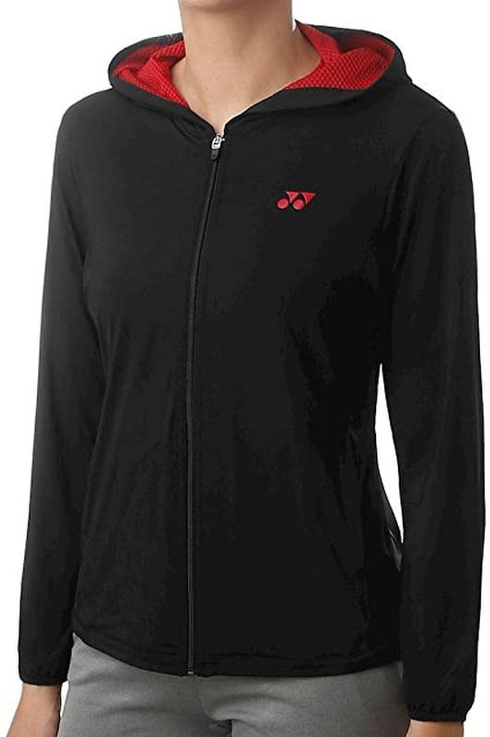 Женская Кофта теннисная Yonex Women's Warm-Up Jacket 57047EX - черный