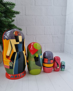 Матрёшка 5м 15см Малевич-Кандинский