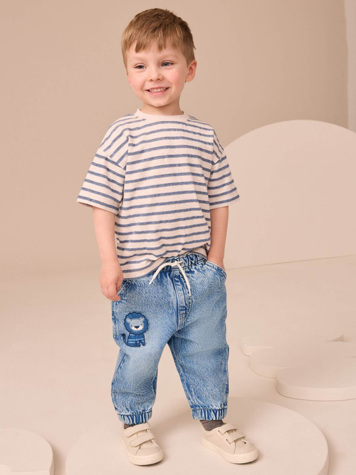 Джинсы для мальчика Next AD5-973, Голубой