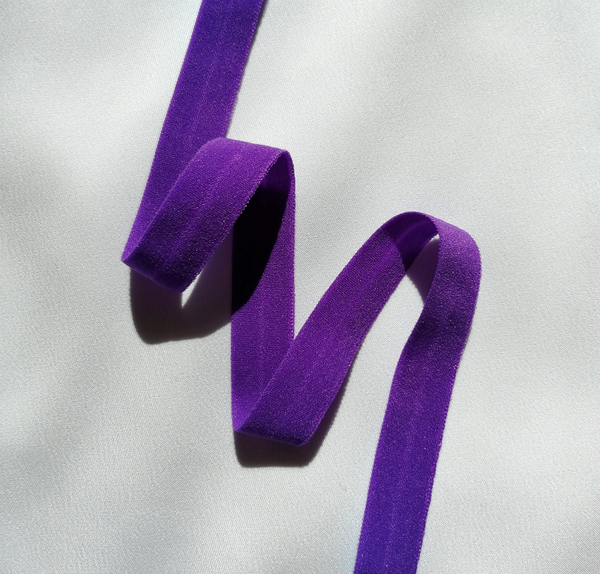 Бейка матовая фиолетовый неон 15 мм