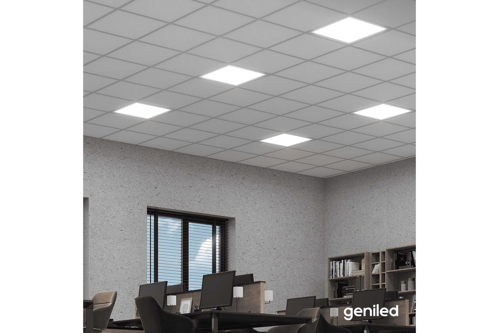 Светильник LED Армстронг с равномерной засветкой 595x595x33 60Вт 4000К 90Ra Опал Офис Comfort Basic Geniled