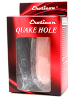 Мастурбатор-девственница ультраскин с вибрацией Quake Hole (Цвет: телесный)