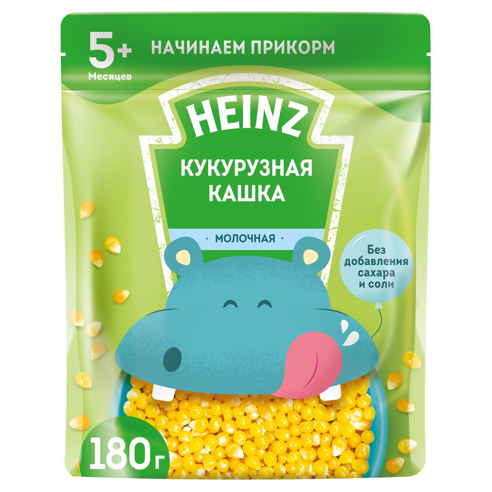 Heinz Каша кукурузная с молоком 180 г
