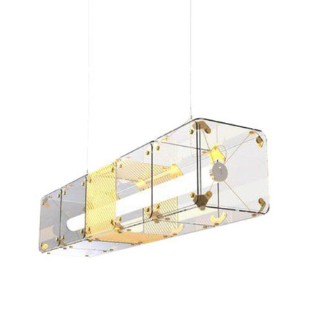 Pendant design lamp  Hyperqube by Felix Monza (5 lampshades)