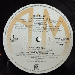 Винтажная виниловая пластинка LP Quincy Jones The Dude (Japan 1981) (Obi) Razzamatazz