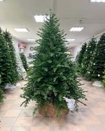 Елка с гирляндой встроенной «Вега» (Литая хвоя) 150 см / 1,5 м