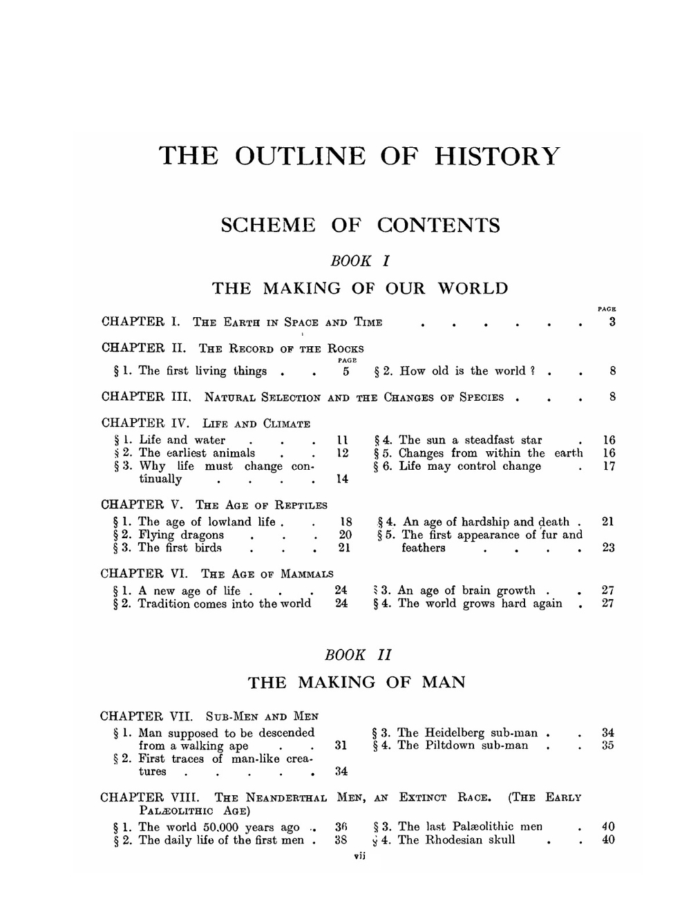 The outline of history, being a plain history of life and mankind | H G. 1866-1946 Wells