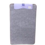 Набор для ванной и туалета 3 пр. «Лия» ( 2 коврика 50*80+50*40, 1 чехол на крышку) серый