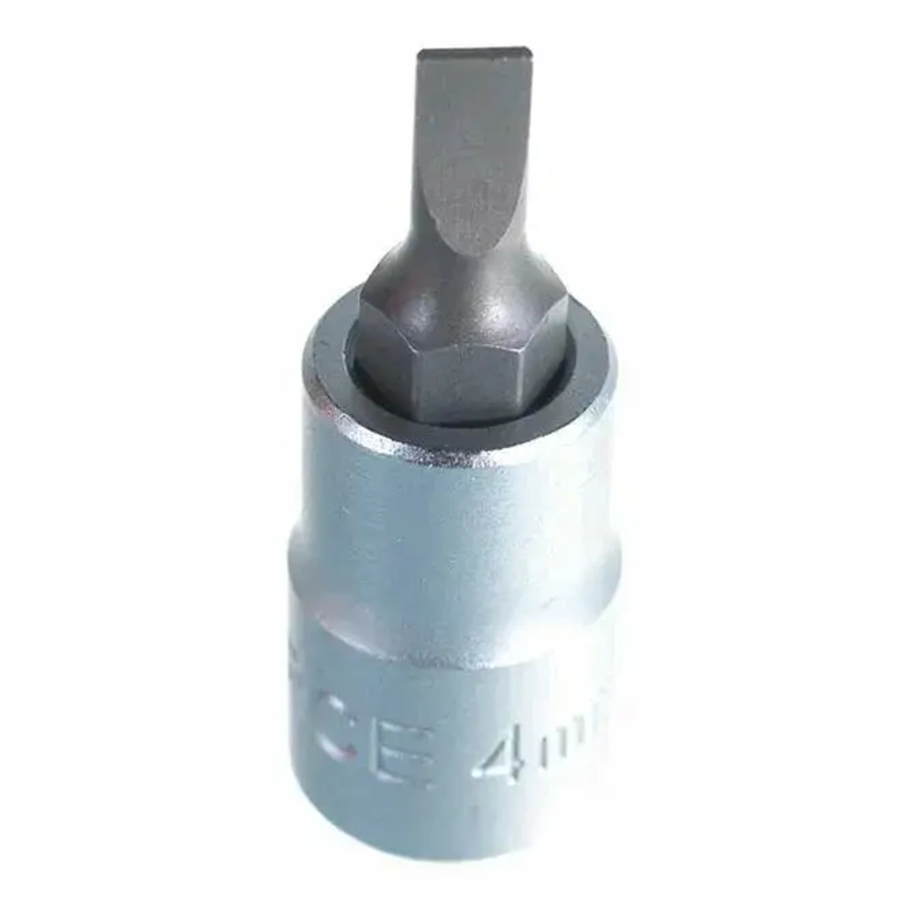 Головка-бита RF-3233204 1/4"DR SLOTTED 4мм ROCKFORCE