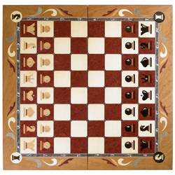 Шахматы резные ручной работы "С Гербом" большие slchess60