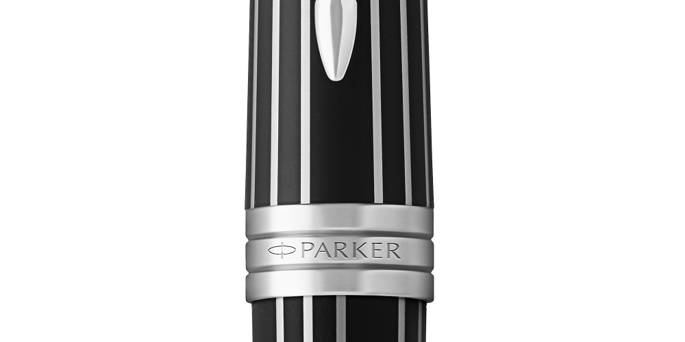 Перьевая ручка Parker Premier  Luxury, F565, Black PT, перо: F