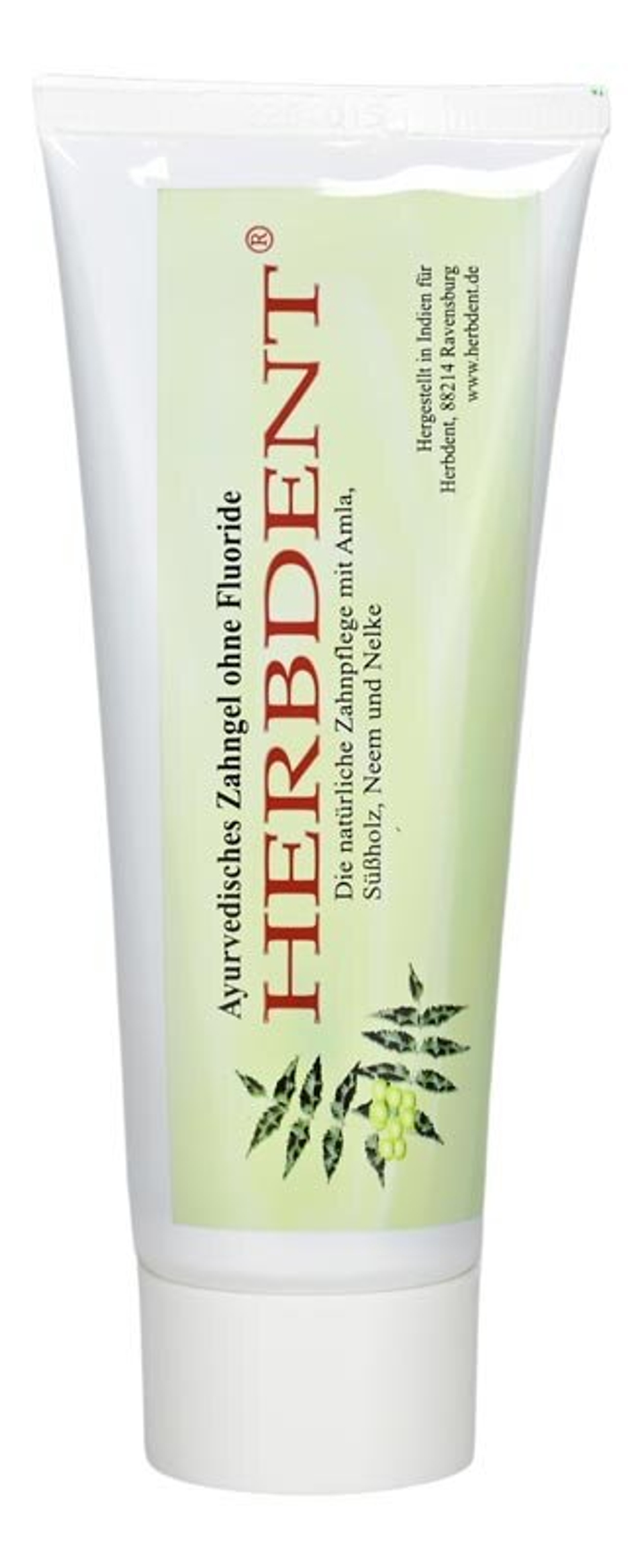 Аюрведический зубной гель Herbdent без фтора, 80 мл