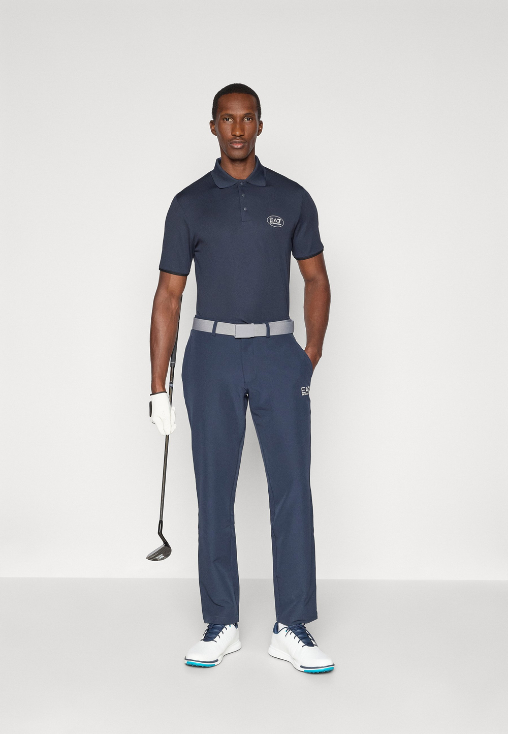 EA7 Emporio Armani Футболка-поло - Синий