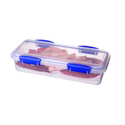 Контейнер для закусок 1.2л Sistema Klip It синий