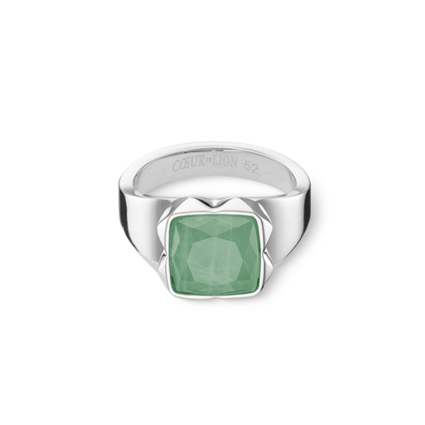 Кольцо Coeur de Lion Green-Silver 1200/40-0517 54 размер 17,2