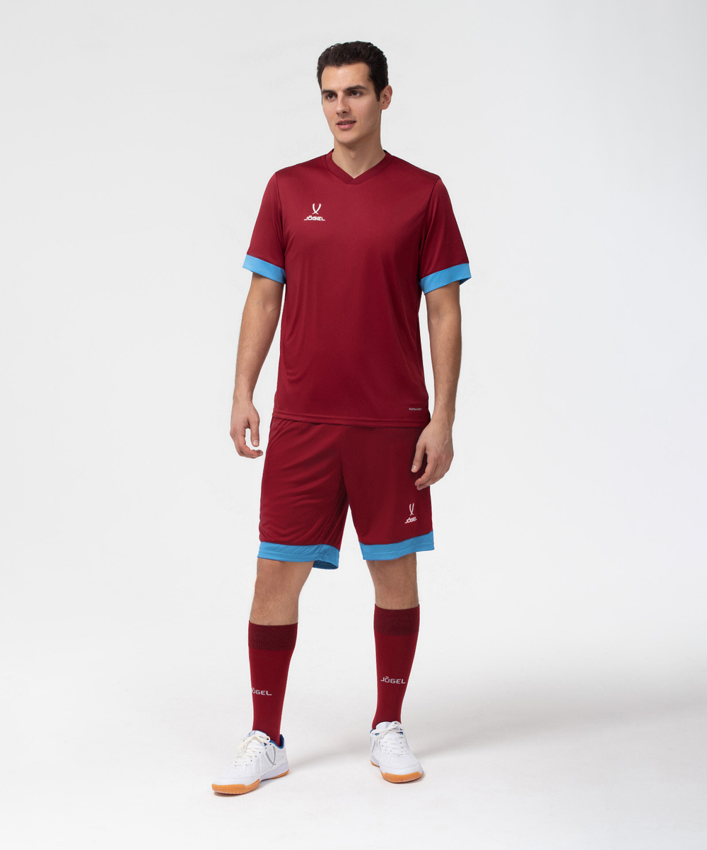 Шорты игровые DIVISION PerFormDRY Union Shorts, гранатовый/голубой/белый