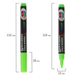 Маркер меловой "POP-ART" ЗЕЛЕНЫЙ, 3,5 мм, сухостираемый, для гладких поверхностей, BRAUBERG, 151524