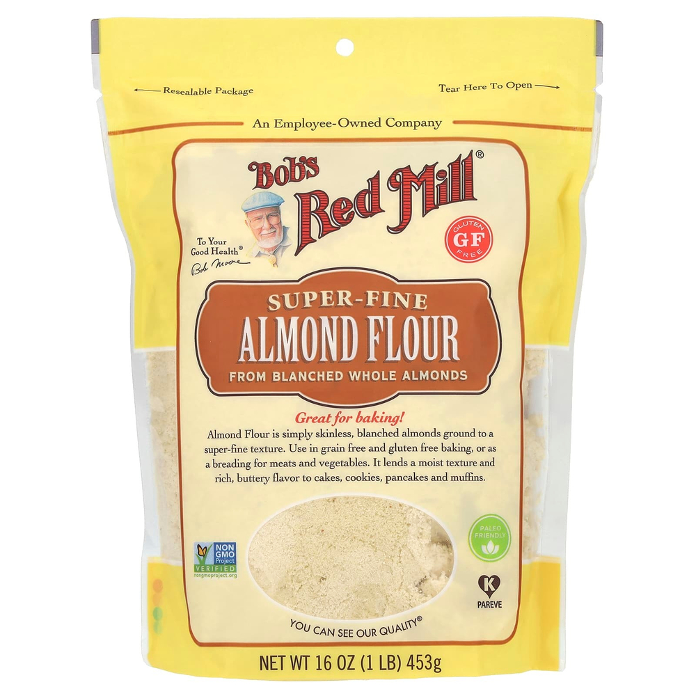 Bob's Red Mill, миндальная мука очень мелкого помола, 453 г (16 унций)