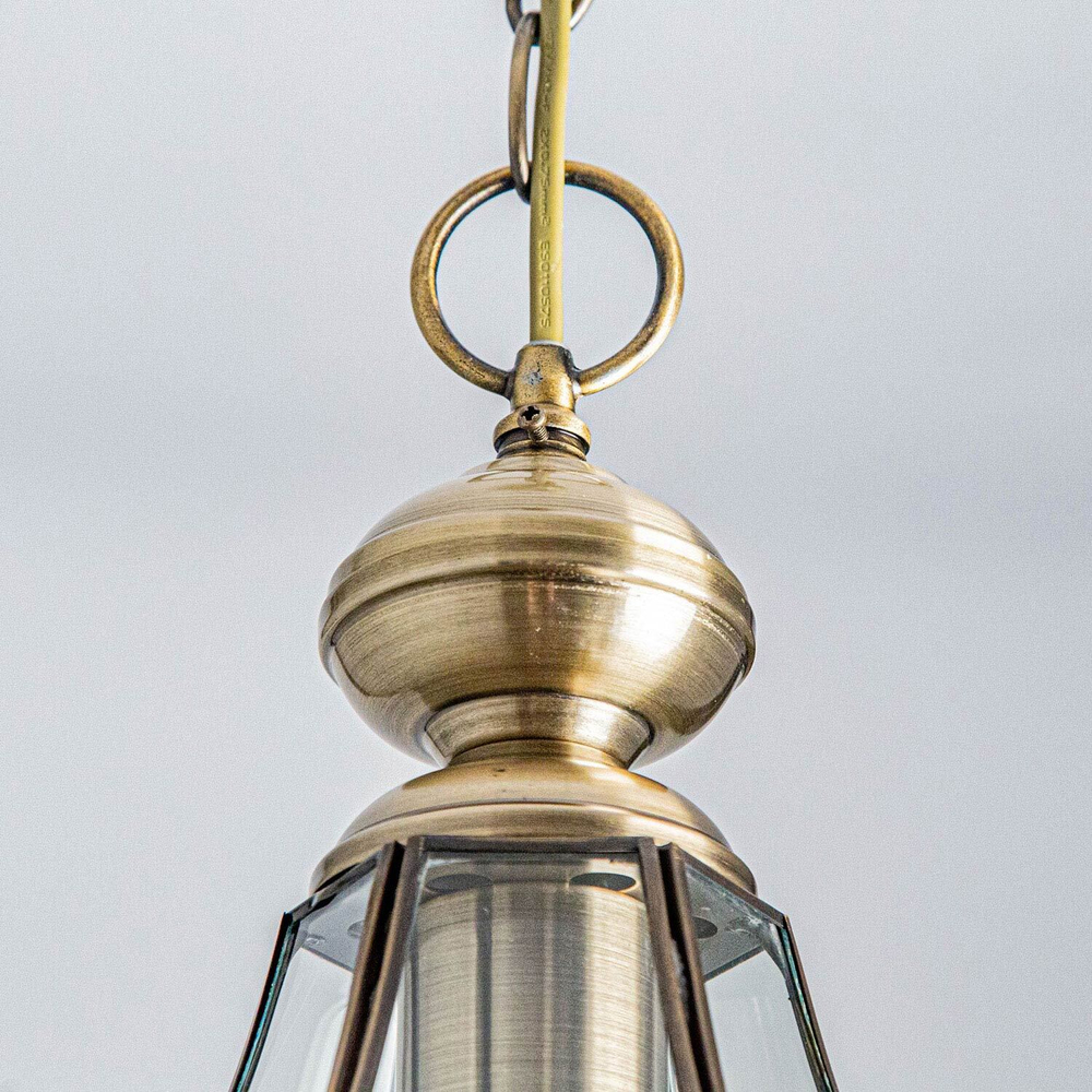 Citilux Гера-1 CL444110 Подвесной светильник витражный Бронза